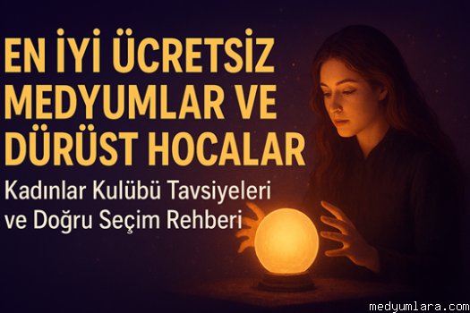 En İyi Ücretsiz Medyumlar ve Dürüst Hocalar: Kadınlar Kulübü Tavsiyeleri ve Doğru Seçim Rehberi