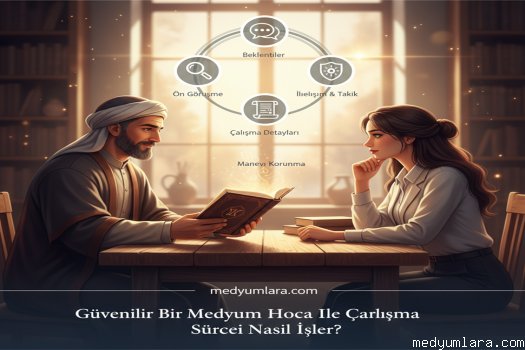  Güvenilir bir medyumla çalışma süreci şeffaftır: Ön görüşme, beklenti belirleme, detaylı çalışma planı, takip ve olumlu...